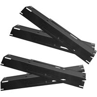 BBQ Gas Grill Heat Plate Adjustable Flame Tamer for Gas Grill Replacement Part Porcelain Steel Heat Plate for Picnic Outdoor