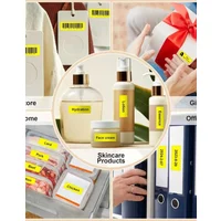 Transparent/Yellow/White Label Tape Mini Label Thermal Printer Paper Waterproof Applicable For D30/Q30/P15/P11/L11 Label Printe