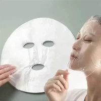 100pcs Unscented Facial Mask -DIY Film Hydrating, Moisture-Paper Sheets, for Skin Retentive Care, Softening Disposable Wrap