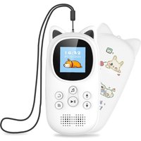 Oilsky MP3 Player Children with Headphones, 32GB, Bluetooth 5.0, with Speaker, FM Radio, Pedometer, Voice Recorder, Up to 128GB