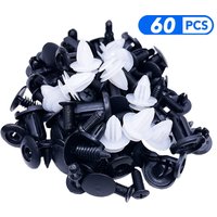 60pcs Trim Panel Retainer Fastener Kit Mixed Auto Plastic Clip Car Body Push Pin Rivet Bumper Door Clips Car Accessories