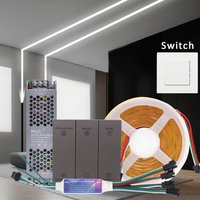 24V Pferderennen Fließendes Wasser Streifenlicht COB Flexibles Band 5M 10M 15M 20M Bandlampe Funktioniert mit Smart Switch Control Controller