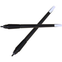 10 PCS Black Disposable Microblading Pen 18 U-shaped Manual Eyebrow Pens Sterilized Blade Tools for Eyebrow