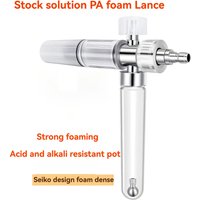 35ml High Power Foam Spray Pot with 1/4'' Quick Connector Adjustable Nozzle for High Pressure Washer - Car Cleaning Tool
