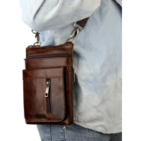 Leder Herren Umhängetaschen Vintage Große Kapazität Weiches Leder Umhängetasche Oberschicht Rindsleder Vertikale Messenger Business Tasche