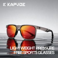 Kapvoe 2026 Fishing Sunglasses Hiking Eyewear Men's Cycling Glasses Polarized Sunglasses Lightweight Anti Glare Driving Goggles
