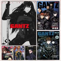G-Gantz Battle Anime Poster HD Art Mural Wallart Poster Waterproof Vintage Print Decor for Home Decoration DIY Durable