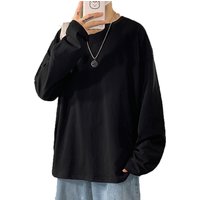 Cotton Oversize Men's Women T-shirt Man Long sleeves Pure Color Men t shirt T-shirts For Male Female Tops