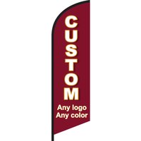 Custom Beach flag Feather Flag Graphic Customized Printing Flag Only Free Design Business Promotion Advertising Celebration