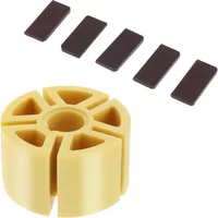 5 Inch Plastic Pneumatic Sanding Machine Rotor With Blade Sander Plastic Rotor Vane Sander Polisher Pneumatic Air Tools Access