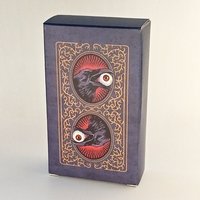 Edgar Allan Poe Tarot Deck 78 Stunning Illustrations Based on Poe's Tales Printed on 350GSM Double-embossed Cardstock 12*7cm