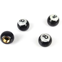 4pcs Universal Auto Car Truck Bike Billiards "Pool 8 Ball" Tire Tyre Air Valve Stem Caps Wheel Rims