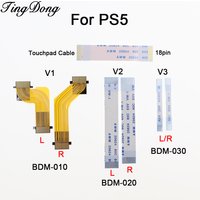 1/2/10Set L1 L2 R1 R2 Trigger Button &18Pin Touchpad Ribbon Flex Cable For PS5 Controller BDM-010 020 030 Motor Connect Cable