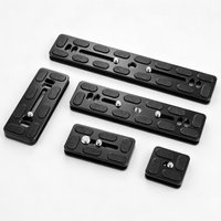 Universal Lengthened Quick Release Plate Slide Rail with D-Ring Screw for Arca-Swiss, Tripod Ball Head DSLR Camera.