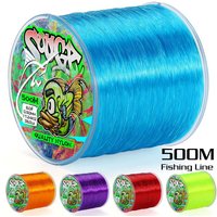 Sougayilang Fishing Line 500M Super Strong 5 Colors 0.14-0.50mm Nylon Fishing Line for Outdoor Sports Carp Fishing Accessories