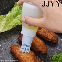 Jjyy neue Silikonöl flasche in Lebensmittel qualität mit Deckel, hoch temperatur beständige Bürste, Grill back bürste, Grill öl kontroll bürste