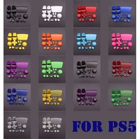 18Color red black blue white Transparent Game Controller Button Keys Handle Cap Cover for Sony for PS5 Game Console Accessories