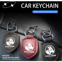 Car Metal Key Chain Auto Leather Emblem Key Ring For Holden VZ VE Colorado Caprice VX VU VY HSV Cruze Rodeo Astra