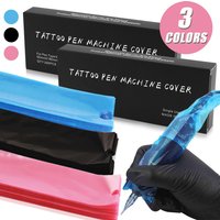 200/50PCS Disposable Cartridge Tattoo Machine Covers Sleeve Pen Bags Plastic Pen Sleeves for Tattoo Machine Pen Accessories
