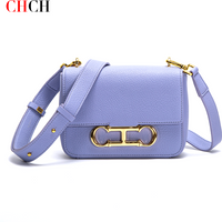 CHCH Women's Crossbody Bag Classic Flip Small Square Bag PU Classic Business Commuter Crossbody Bag