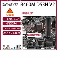 GIGABYTE B460M DS3H V2 Motherboard LGA 1200 Intel H470 Micro-ATX Mainboard with M.2, SATA 6Gb/s, Smart Fan 5