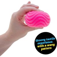 NeeDoh Fuzz Ball Wonder Waves, Pelota Antiestrés Texturizada, Juguete Sensorial para Niños y Adultos 2026
