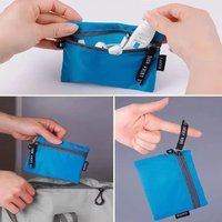 Zipper Outdoor Organizer Waterproof Portable Travel Cosmetic Bag Ultralight Multipurpose Coin Purse For Camping Hiking