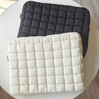 Puffy Laptop Bag Sleeve 11/13/14/15/15.6 Inch Quilted Case Laptop Cover For MacBook Air Pro/iPad/Lenovo/Hp Puffer Notebook pouch