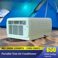 Outdoor Portable Air Conditioner Compressor Cooling Mini AC For RV Truck Tent Camping