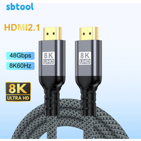HDMI 2.1 Cable 8K 60Hz 4K 240Hz 48Gbps Ultra High Speed HDR for HD TV Laptop Projector PS4 PS5