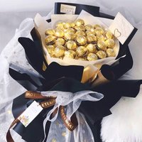 20/30/50Pcs Transparent Chocolate Flower Plate Box Chocolate Bouquet Packaging Valentine's Day Birthday Gift Chocolate Bouquet