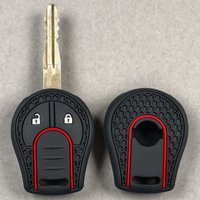 Silicone rubber car Key Remote Shell Bag cover case For Nissan Juke Micra Qashqai Note Cube 2 Button key