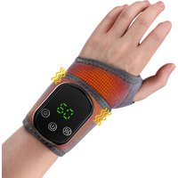 ELectric Heated Wrist Massager Wrist Heating Vibration Pad Cordless Wrist Protector Hot Compress Heating Hand Wrist Guard