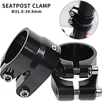 MTB Bicycle Seatpost Clamp 31.6mm/ 34.9mm Double Layer Aluminum Alloy Seat Tube Clip Mountain BikeAccessories
