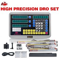 3 Axis Dro Kit GCS900 Digital Readout Lathe Dro Set with 3 Pieces 0-1000mm Linear Scale Encoder Sensor For Milling Lathe Turning