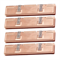 Sale 4Pcs Pure Copper RAM Heatsink Radiator for Ram Memory Cooler Cooling Heat Sink Desktop Memory Radiator DDR2 DDR3 DDR4