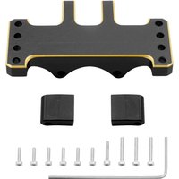 Esilun Brass Servo Mount Adjustable Steering Servo Mount Bracket for Axial SCX24 DB/C10/JLU Gladiator/Bronco Upgrades Part-13.2g