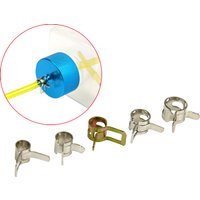 5pcs 4mm 5mm 6mm 7mm Fuel Line Clip Steel Fuel Retaining Clips Fuel Pipe Clamp Suits Gasoline Methanol for RC Boat Model Tank