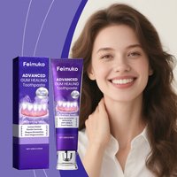 Feimuko Advanced Gum Healing Toothpaste Fluoride Free Gum Restoration Anti Plaque Teeth Whitening Fresh Breath Oral Care Paste