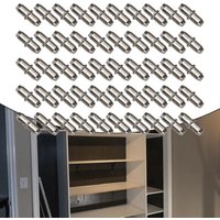 Bracket Shelf Support Pegs 50pcs Plated Pins 5x16mm Easy Installion For Cabinet Furniture Closet Iron High Quality