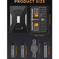 AliExpress KING'SDUN 74in1 Precision magnetic ratchet screwdriver set Detachable T-handle magneticizer Fix furniture, electronics & bicycle Desk Etc