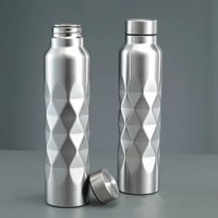 1000ML Water Bottle Stainless Steel Large Capacity Water Sport Bottle Leak-Proof Single-Wall Sport Flask For Fitness Gym Camping