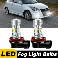 2pcs Car LED Fog Light Bulb For Suzuki Swift 2005-2016 2007 2008 2009 2010 2011 2012 2013 2014 2015 Accessories Front Fog Light