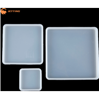 (New) 1PCS Square Silicone Casting Epoxy Molds For DIY Resin Tray Coaster Jewelry Moulds