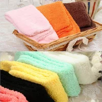 Soft Coral Fleece Velvet Socks For Women Warm Bed Socks Winter Sweet Gift