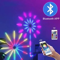 5V USB RGBlC Firework Strip Lights LED Bluetooth APP Control Smart Lamp Sync Music Bedroom Decor Light LED ambient Light