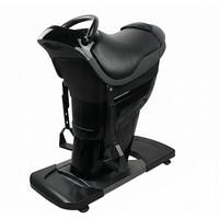 Electric Horse Riding Machine Fitness Simulator Durable Heavy Duty Metal Custom Logo ABS Horseback Riding Simulator