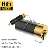 HiFi Audio Ground Loop Noise Isolator Black Hole Eliminator Power Purifier Reduce Interference