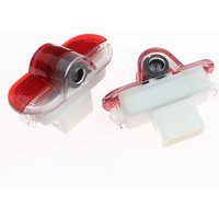 2Pcs Wireless Led Car Door Welcome Lamp Projector Courtesy Lights Accessories For VW Beetle Golf 4 GTI GTD GTE Rline R Jetta MK3