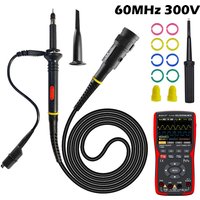 Oscilloscope Probe Kit 60MHz 1X 10X High Precision Oscilloscope Multimeter Tester Probe Test Leads Accessories for ZT703S